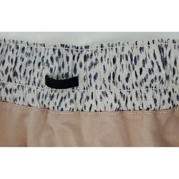Lululemon Pleat To Street Short Dottie Dash White Black No Size Label Avl - Picture 5 of 9